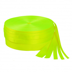 Bänder in fluoreszierenden Farben - Breite 10 - 40 mm - Packung 5 m